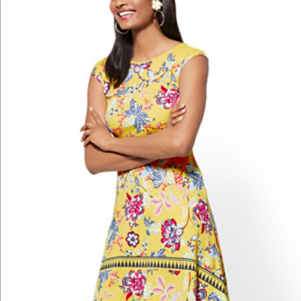 Yellow New York & Company Dress